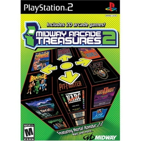 Midway Arcade Treasures 2 - PlayStation 2 (Best Arcade Games For Ps2)