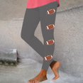 thumbnail image 2 of Wyobmus Women's Butt Lifting Leggings Fashion Casual Football Printed Tights High Waist Stretch Tummy Control Yoga Pants C-Gray, 2 of 5