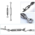 thumbnail image 4 of 6Pcs Wire Rope Tensioner with Hook and Eye - 304 Stainless Steel, M6 Tensioner, 4 of 5