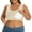 Beige, variant on Yubnlvae Plus Size Tank Tops with Shelf Bra - Women's Yoga & Workout Camisoles (Padded Support, Seamless Undershirt) Beige L