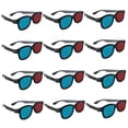 thumbnail image 3 of Minkissy 20 Ensembles de Verres Ronds 3D en Plastique Verres Rouges Bleus pour Divertissement à Domicile Enfants Adultes, 3 of 6