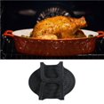 thumbnail image 4 of Naiovety Levantador de pavo de silicona, grado alimenticio, resistente al calor, fácil de usar, levantador de silicona para cocinar al vapor, Cocina y Comedor Azul, 4 of 6