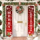 thumbnail image 4 of Ganfancp Merry Christmas Banner Adornos Navideños para Exterior E Interior Welcome Hanging Couplet Ofertas Del Día 1X Abanderamiento, 4 of 7