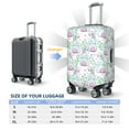 thumbnail image 5 of Goofa Rabbit Back View Pattern Luggage Covers For Suitcase,Suitcase Cover Protector Fit 18-32 Inch Luggage-, 5 of 9