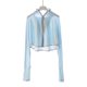 thumbnail image 1 of Camisa de ropa de protección solar para mujeres delgadas, blusas de ropa de playa, de manga larga de verano a prueba de sol, chaqueta de protec Azul Macarena Ropa de protección solar, 1 of 8