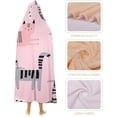 thumbnail image 4 of Cloak Hooded Blanket Wearable Blanket Cartoon Cat Lightweight Super Cozy Soft Fleece Throw Blankets Hoodie, 4 of 6