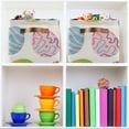 thumbnail image 7 of Coolnut Colorful Easter Eggs Storage Bins Foldable Canvas Fabric Storage Basket with Handles for Organizing, Large Storage Baskets for Shelves Closet Decor Gifts, 7 of 7