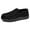 Black, variant on BERANMEY Moccasins Slippers for Men House Slippers Indoor Outdoor Plush Mens Bedroom Shoes with Hard Sole