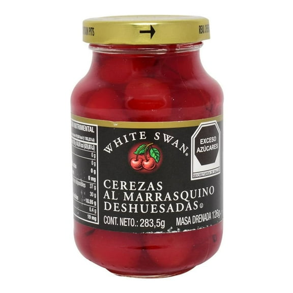 Cerezas White Swan al marrasquino deshuesadas 283.5 g