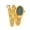 Golden with Green Dial, variant on Golden Woven Wrap Bangle Watch with Golden Dial, Elegant Women’s Quartz Bracelet Watch