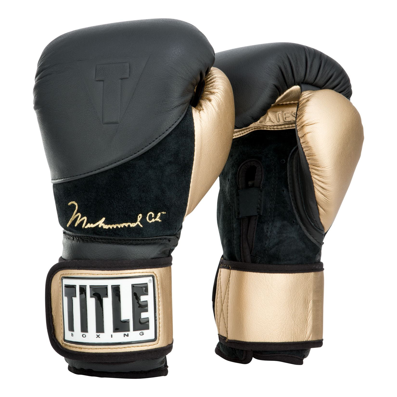 Title Boxing Affluent Leather Bag Gloves