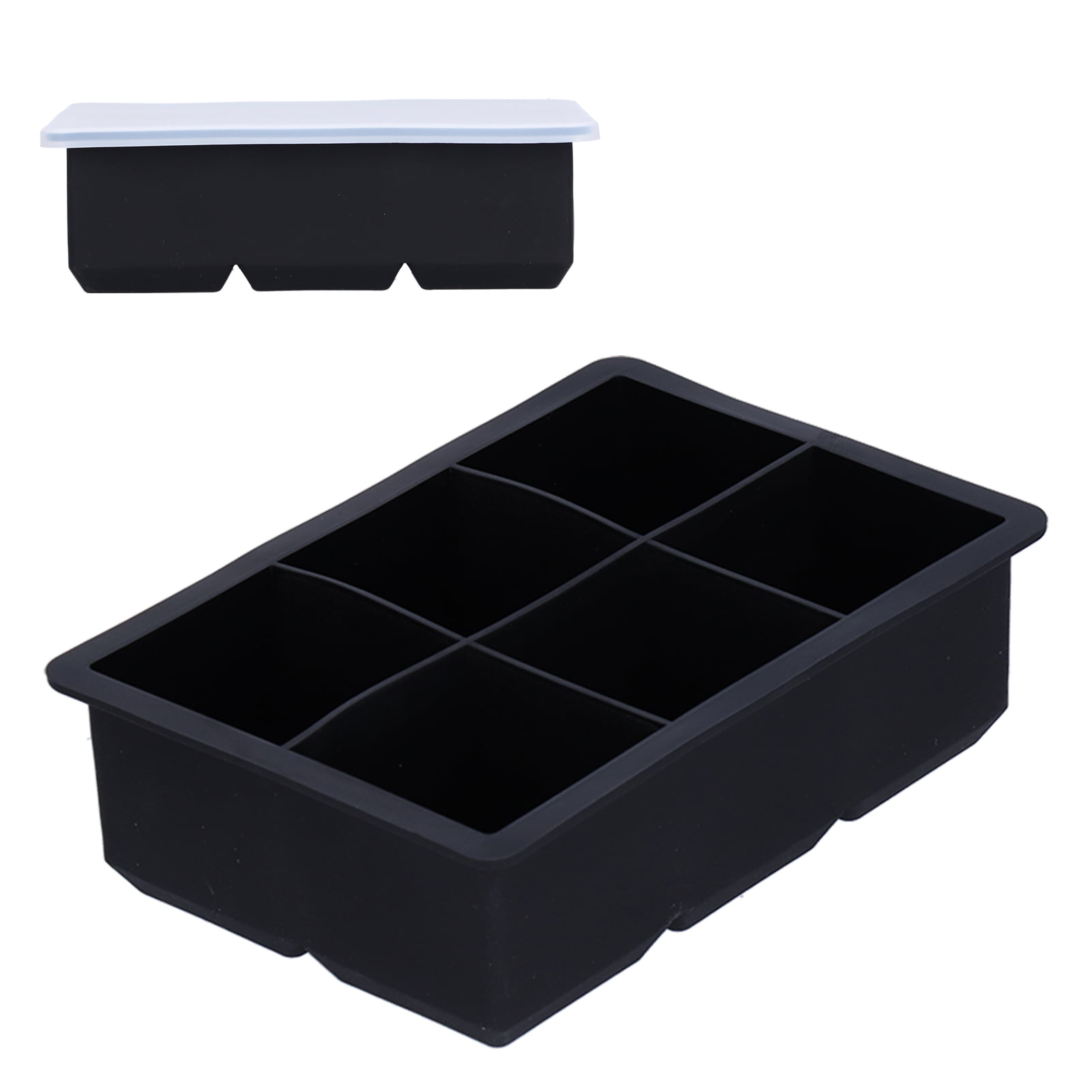 Details about   8 Big Giant Jumbo Large Size Silicone Ice Cube Mould Square Mold Tray DIY Maker 