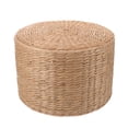 thumbnail image 1 of ColoMX Taburete tejido para niños, taburete práctico, taburete pequeño tejido para cambiar zapatos, decoración de taburete de jardín, 1 of 7