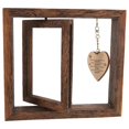 thumbnail image 4 of Rustic Wooden Picture Frame for Desk Display with Pet Memorial, 4 of 5