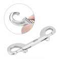 thumbnail image 4 of 100MM Double Ended Snap Stainless Steel Swimming Diving Snap for BCD Safe Spring Hang Buckle Diving Accessory Silver, 4 of 5