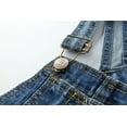 thumbnail image 5 of KIDSCOOL SPACE Little Girl Boy Ripped Denim Cute Slim Pants Jean Overalls,3-4 Years, 5 of 7