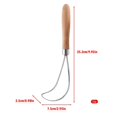 thumbnail image 2 of Stainless Steel Coconut Scraper Coconut Meat Removal Tool Multi Purpose Fruit Knife, 2 of 8