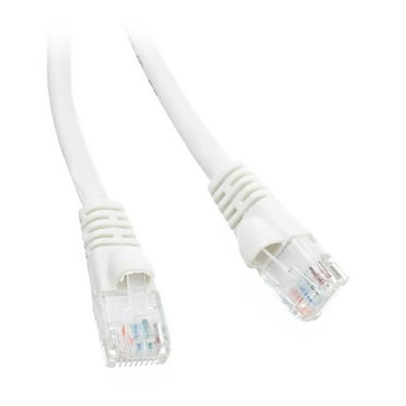 C&E Cat5e Ethernet Patch Cable, Snagless/Molded Boot 2 Feet White, CNE472947