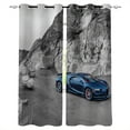 thumbnail image 2 of Blue Sports Car Window Curtains Living Room Bathroom Outdoor Indoor Decor Kids Curtain Panels With Grommets Cu, 2 of 5