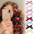 thumbnail image 3 of Mini Ribbon Bow Cute Silky Ribbon Butterfly Bow Hot I2, 3 of 9