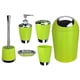 thumbnail image 1 of Set de 6 accesorios de baño que incluye dispensador de jabón, escobillero y portaescobillas verde., 1 of 4