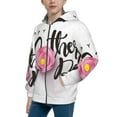 thumbnail image 2 of Kdxio Happy Mother's Day (3) Pattern Kids Boys Girls Zip Up Hoodie 3D Printed Hooded Sweatshirt Hoody Coat with Pocket 7-12 Y-Small, 2 of 6