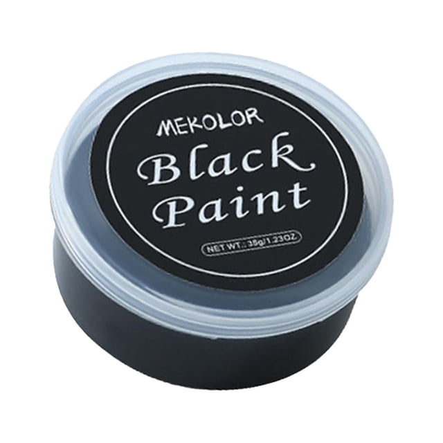 Pintura facial, pintura corporal, herramienta especial para pintura corporal, Cosplay lavable para Halloween, arte corporal festivo, teatro cosmético , negro Salvador Dali pintura corporal facial