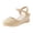 3-Yellow, variant on Women Espadrilles Wedge Sandals Closed Pointed Toe Casual Walking Sandal Ladies Slingback Ankle Strap Low Heel Shoes Black 6