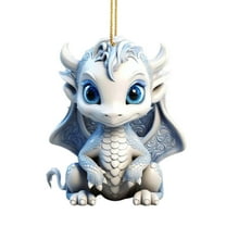 Luoshdecor Dragon Christmas Tree Ornament 2025 New Christmas Ornament ,Cute Dragon Acrylic Pendant Hanging for Christmas Tree Holidays Party Car Home Decor