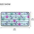 thumbnail image 3 of SKYSONIC Anchors Ships Kitchen Mats Washable Long Floor Runner Rug Non-Slip Fatigue Area Rugs Cartoon Absorbent Doormat Cushioned for Farmhouse Home Bath Indoor Outdoor Decor 39x20 in, 3 of 7