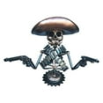 thumbnail image 1 of Injueey Materiales de resina decoración de escultura de calavera de vaquero para un adorno de calavera de vaquero de belleza duradera Kits de decoración para fiestas, 1 of 6