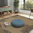 thumbnail image 6 of Covers & All Sunbrella Indoor/Outdoor Floor Pillow, 22 Inch Circular Cushion Cover with Insert, 6 of 8