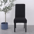 thumbnail image 3 of Skksst Textured Dining Chair Slipcover Jacquard Extra Large Banquet Home Seat Cover, 3 of 7