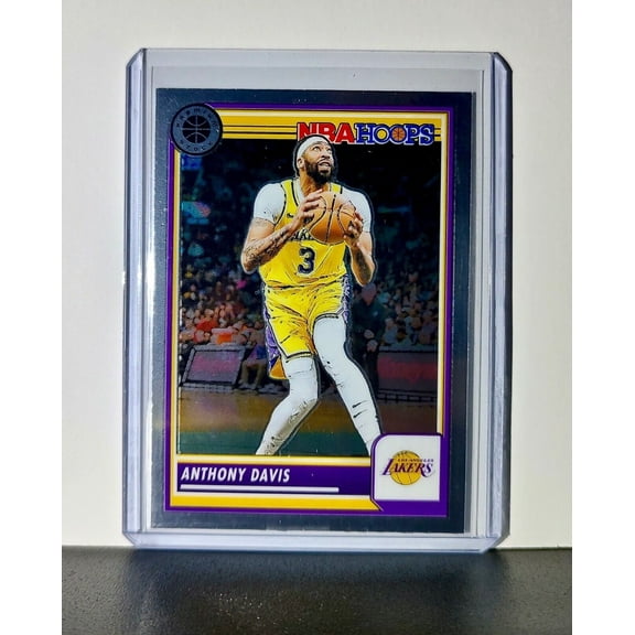 Anthony Davis 2023-24 Panini Premium Stock NBA Hoops #177 Card LA Lakers