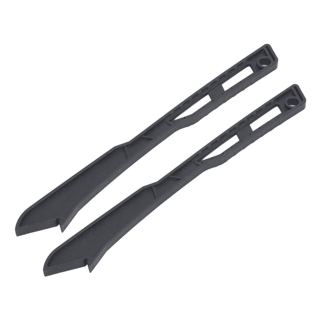 2Pcs Woodworking Safety Push Sticks, 15.7" PP Ergonomic Push Tools with High-Visibility Black Design, Anti-Kickback Hand Protectors for Table Saw, Band Saw, Jointer & Router Table - Essential Safe