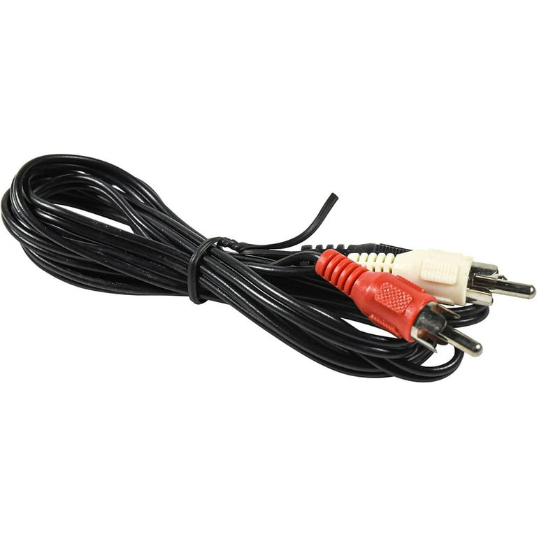 Cable 2x1 audio - 2 RCA a plug / Jack 3.5mm para sonido estéreo