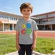 thumbnail image 5 of Camiseta de Manga Corta Linda para Niños, Camiseta de la Temporada de la Escuela de Impresión Gráfica, Camisetas de Manga Corta de las Niñas Suaves para Niños de Edades 3-10, 5 of 9