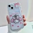 thumbnail image 4 of Hello Kitty Kuromi Clear Phone Case For Xiaomi Redmi Note 12 Turbo 11 Pro Plus 11S 9S 10 9 8 Pro Max 10T 9T Cartoon Soft Cover LXY, 4 of 7