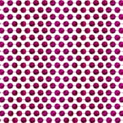 48" 12mm Cut Metallic Hot Pink Mardi Gras Beads