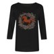 thumbnail image 5 of TaTaai Ladies 2026 New Year Graphic Print 3/4 Sleeve Blouse Round Neck Casual Top Holiday Celebration Festive Party Attire Gift, 5 of 5