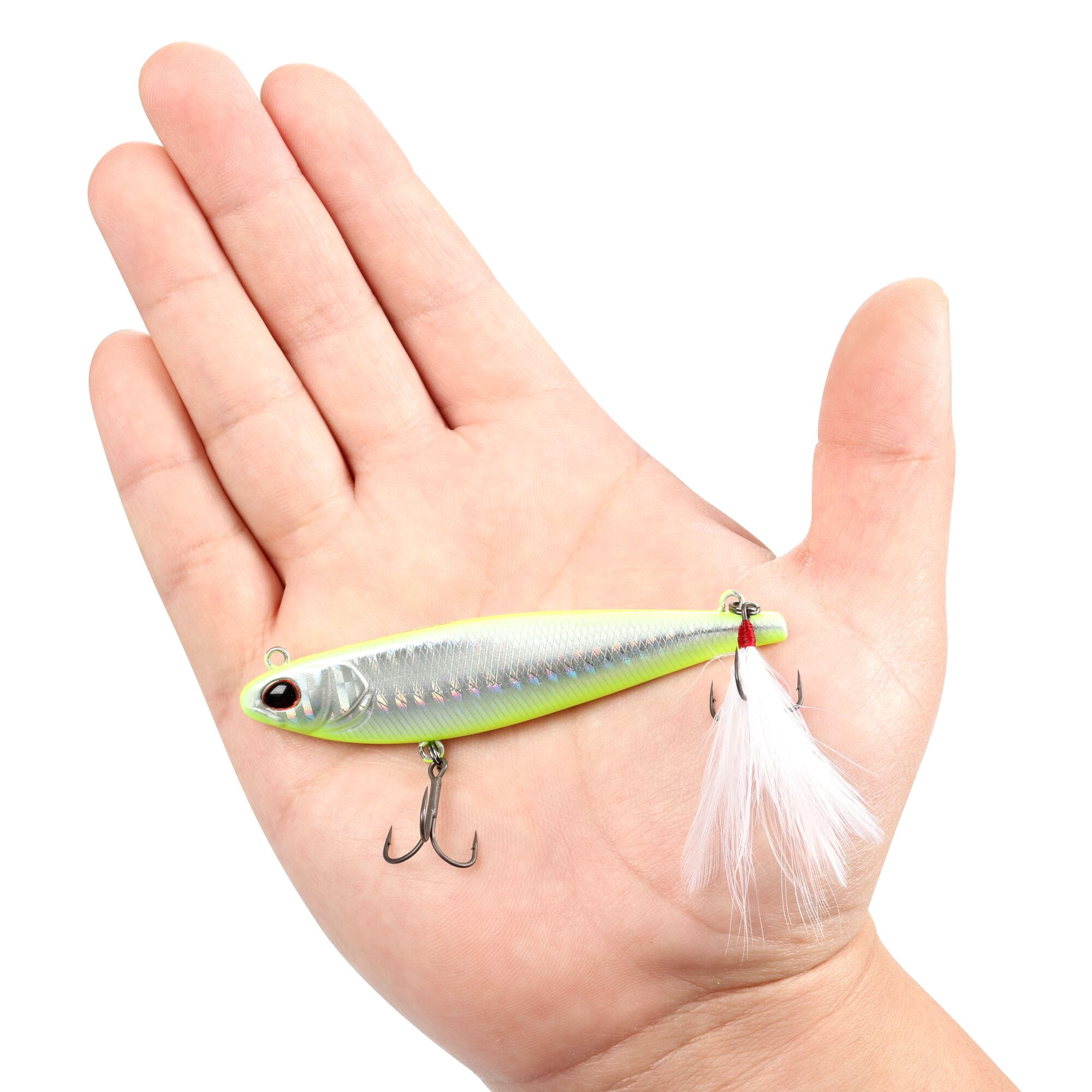 Berkley Doom Stroller Fishing Lure, 3.5 in, Silver Citrus (1-count)