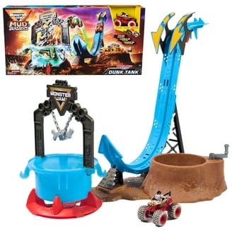 Monster Jam Megalodon Loop of Doom 16-inch Wide Playset with Truck