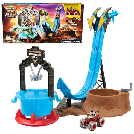 Monster Jam Mud Blasters Monster Mutt Dalmatian Dunk Tank Playset