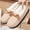 Beige-A, variant on Women Moccasin Slippers Memory Foam Indoor & Outdoor House Slippers Cozy Bedroom Shoes
