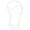 Genuine OE Nissan Shift Knob - 32865-1HC0A