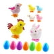 thumbnail image 2 of Juguetes de cuerda de Pascua,Juguetes de cuerda de Pascua y conejitos de cuerda,Rellenos para cestas de Pascua para niños y niñas,Juguetes de peluche de pollito para fiestas,relleno, 2 of 8