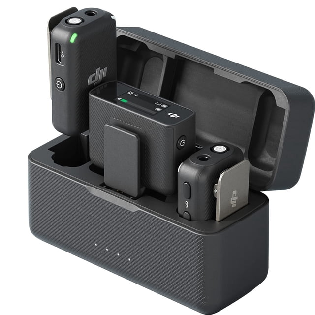 Micrófono inalámbrico Lavalier DJI Mic (2 TX + 1 RX) con funda