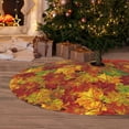 thumbnail image 6 of Pofeuu Vintage maple leaf autumn Print Christmas Tree Skirt, Merry Christmas Skirt Xmas Tree Ornaments for Xmas Holiday Party Decorations-30", 6 of 7