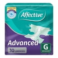thumbnail image 1 of Pañales para adulto Affective Advanced unisex grande 10 pzas, 1 of 4