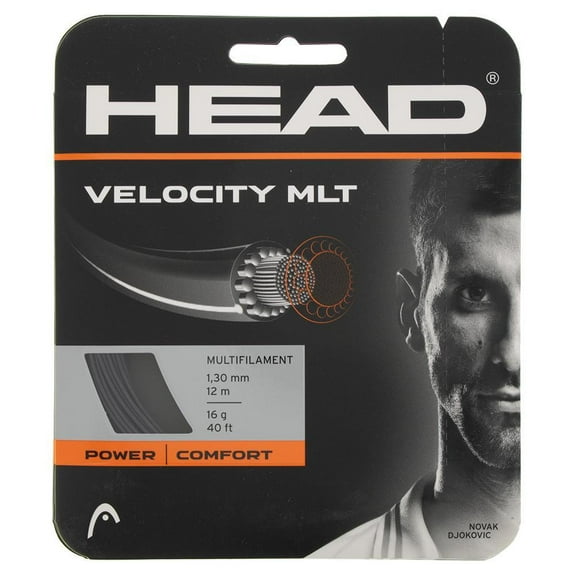 HEAD Velocity MLT Tennis String Set (Black, 16)